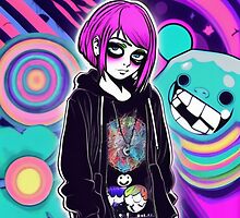 Candy Static — Neon Characters by Slycopro