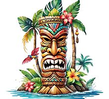 Lagoon Mask — Tiki Totems by Slycopro