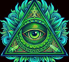 Emerald Eye — Illuminated Icons by Slycopro