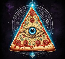 Astral Pizza — Surreal Food Art by Slycopro